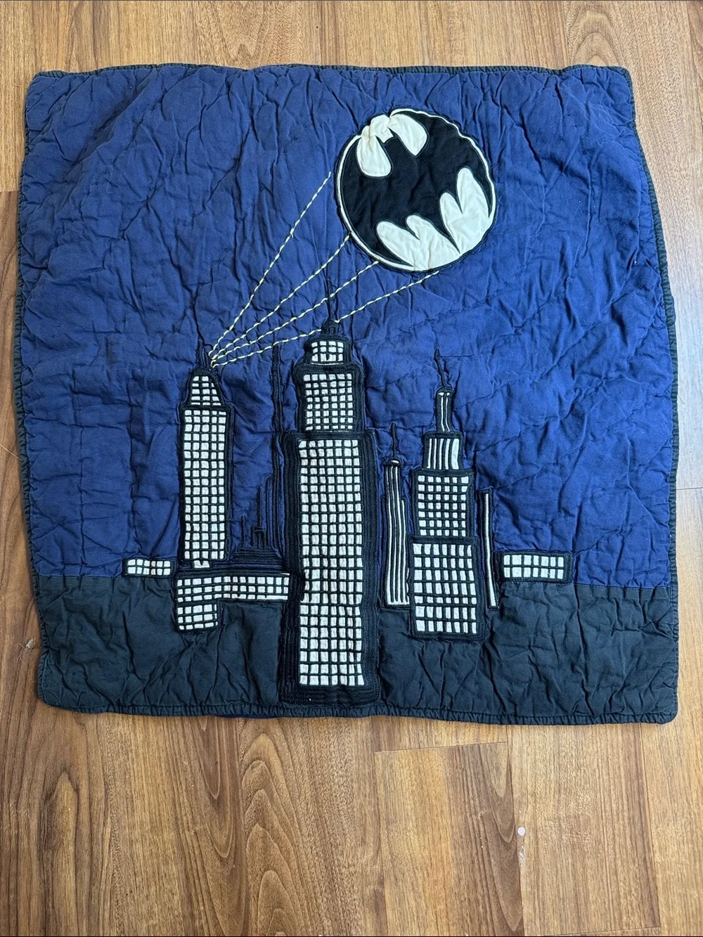 Pottery Barn Kids Batman City Scape Euro Sham